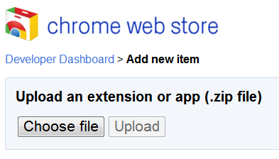 Developer dashboard section to Upload your app